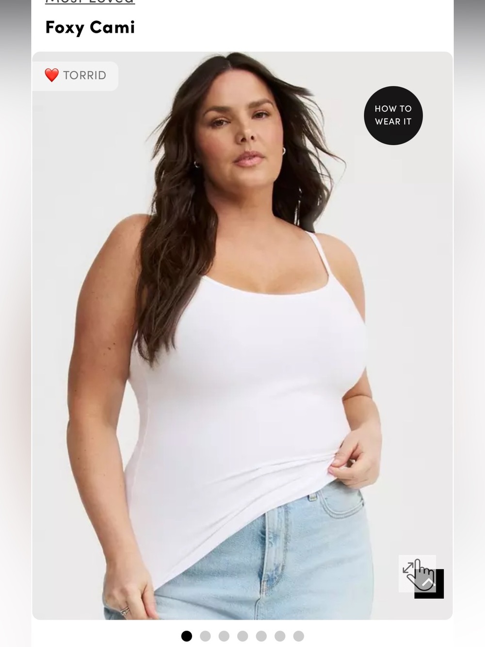 Torrid White Cami